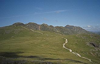Crinkle Crags from Cold Pike