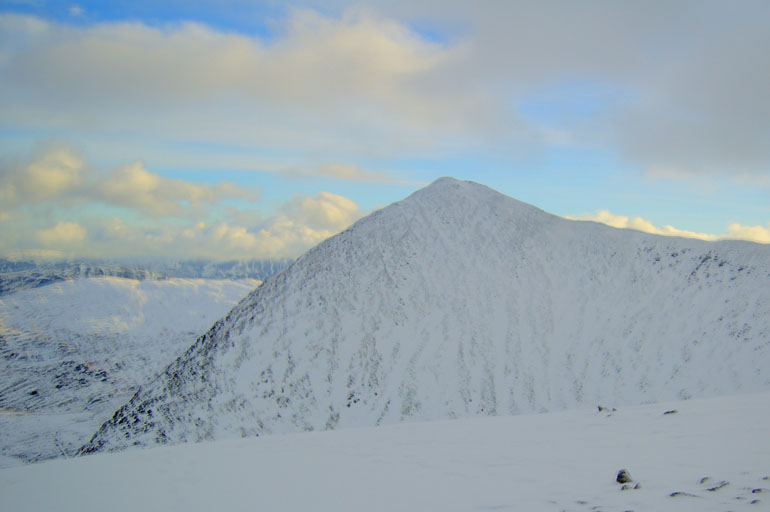 Catstye Cam from White Side in Snow
