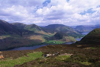 Across Crummock Water from Mellbreak North Top