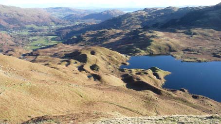 Easedale Tarn from Tarn Crag