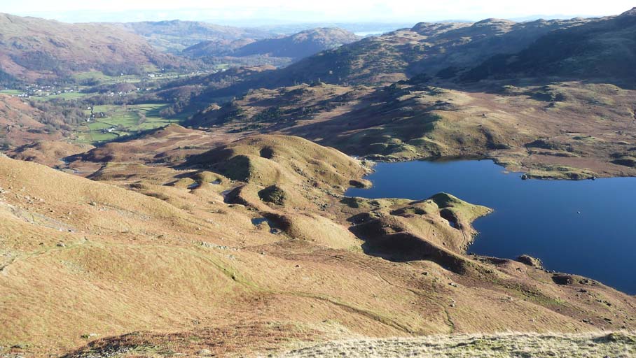 Easedale Tarn from Tarn Crag