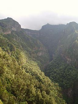 The Great Barranco from the Umbwe Ridge