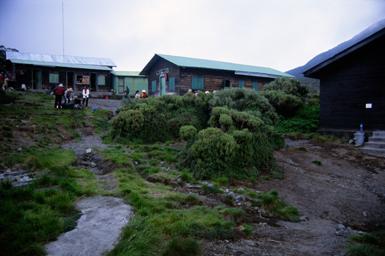 The Saddle Huts on Mount Meru