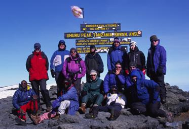 Expedition Group at Kilimanjaro Summit