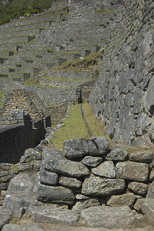Aqueduct at Machu Picchu