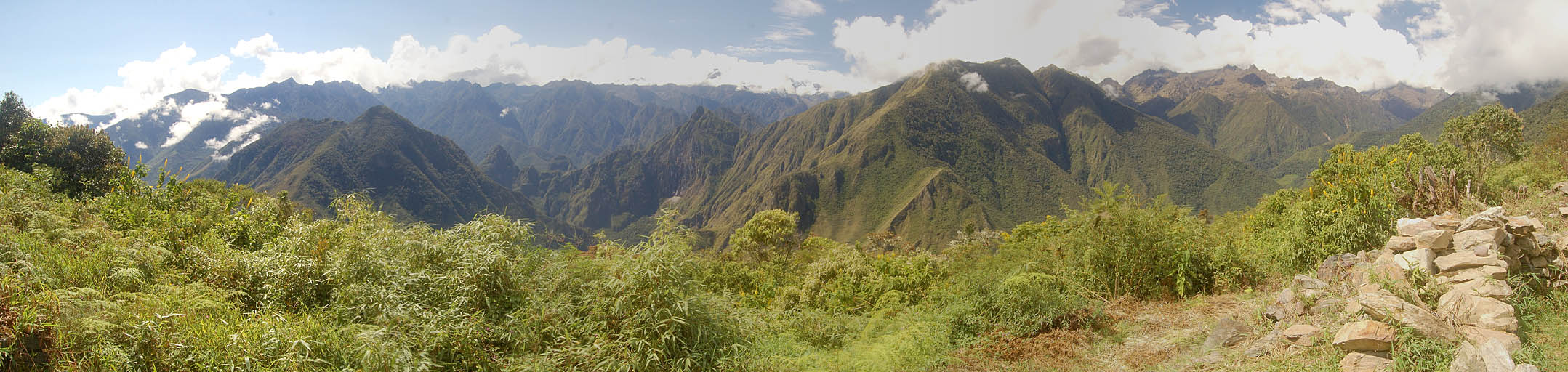 Machu Picchu from Patallacta
