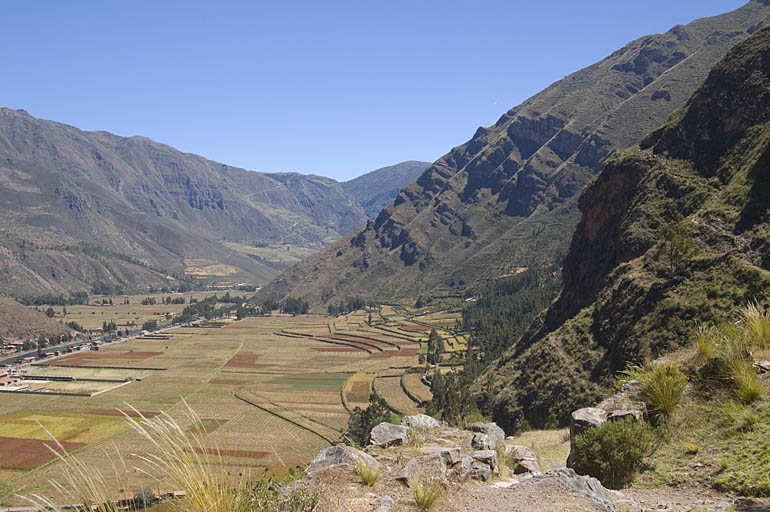 Rock Strata in the Sacred Valley at Pisac