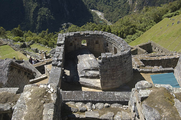 The Temple of the Sun from Above