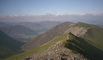 Whiteside Ridge from Hopegill Head