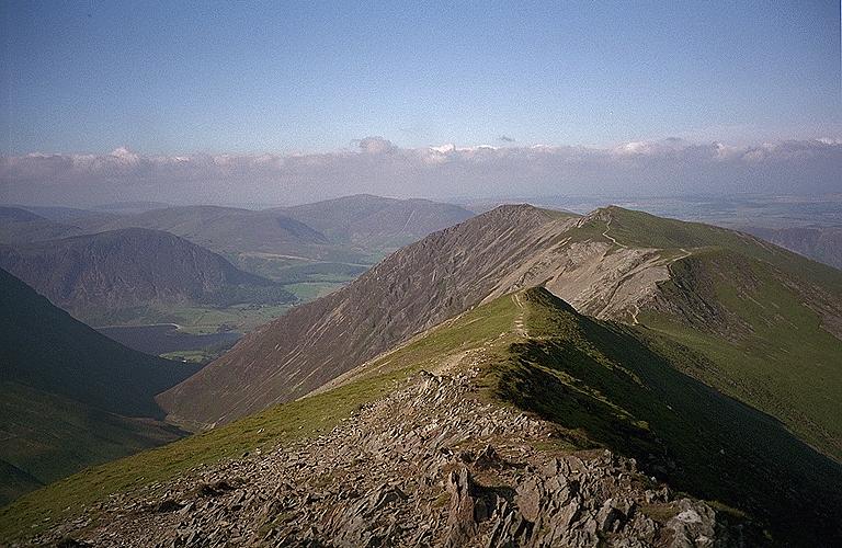Whiteside Ridge from Hopegill Head